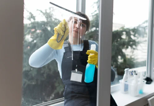 Nettoyage de vitres intérieures et extérieures à Bois-Herpin